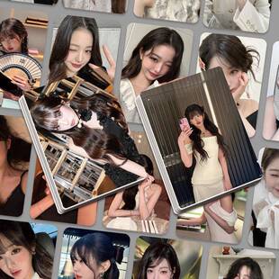 张元英小卡IVE周边55张盒装自印亮膜韩娱小卡女团个人专辑拍立得