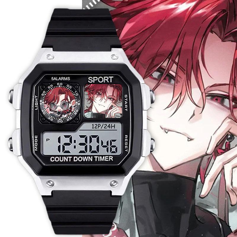 Vein王青刘枭夏斐时光人学生手表礼物防水小方块有闹钟电子表