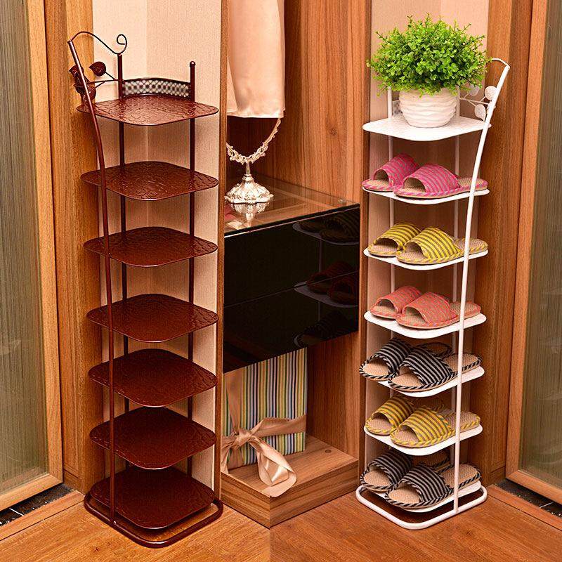 多层鞋架简易家用省空间经济型迷你收纳防尘鞋架铁艺寝室全网鞋柜