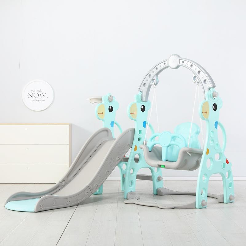 儿童滑滑梯宝宝滑梯秋千组合家用加长小型玩具室内幼儿乐园游乐场