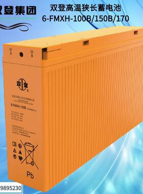 双登蓄电池6-FMXH-100B高温狭长型12V100AH蓄电池电瓶电力用包邮
