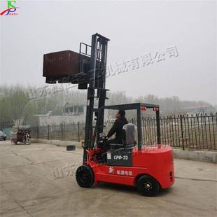 座驾式电动叉车可升高装卸运输工具车四支点平衡货物搬运车