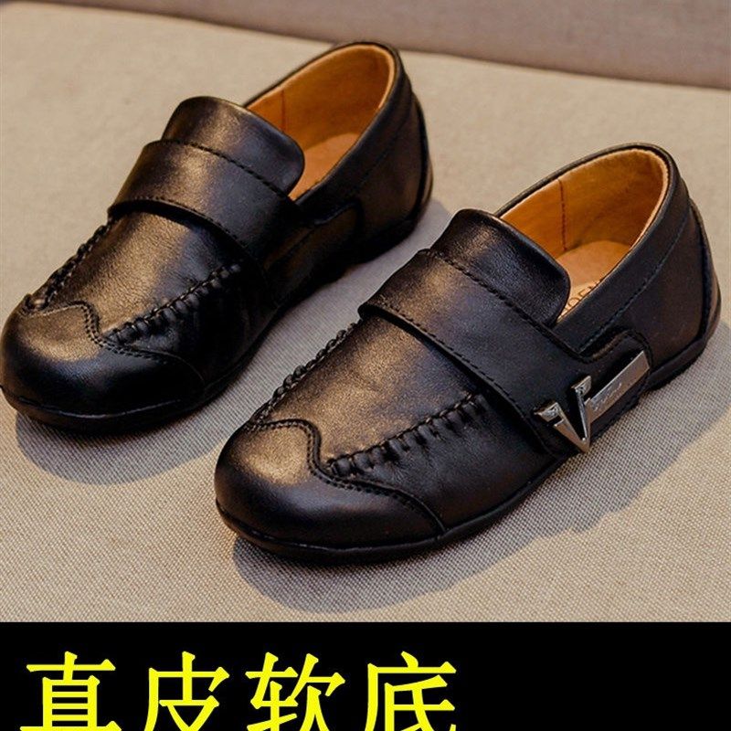 男童皮鞋儿童真皮豆豆鞋黑色英伦风春秋演出鞋宝宝软底鞋西装时尚,童鞋/婴儿鞋/亲子鞋,皮鞋,淘宝优惠券,粉丝福利购,淘宝优惠卷