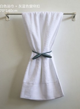 样板房卫生间浴巾毛p巾装饰陈列摆件卫浴卖场名宿浴室软装饰品