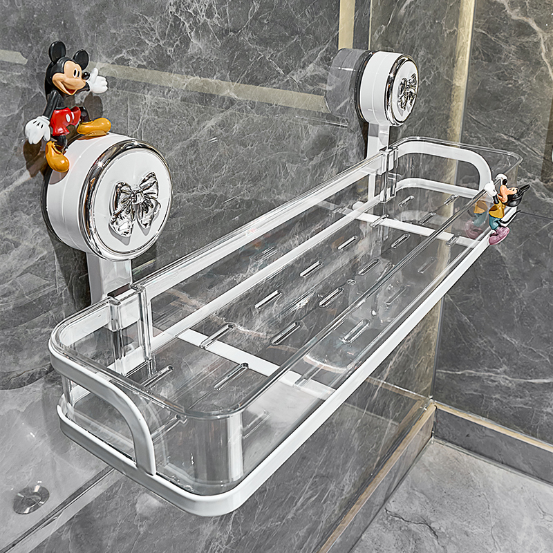 吸盘卫生间置物架浴室洗漱台洗手间免打孔壁挂式挂墙上厕所收纳架