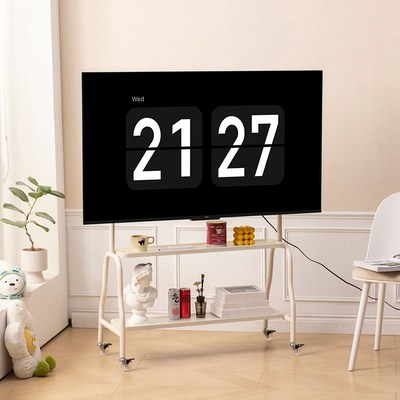 电视移动支架可移动电视机支架客厅落地式电视机支架