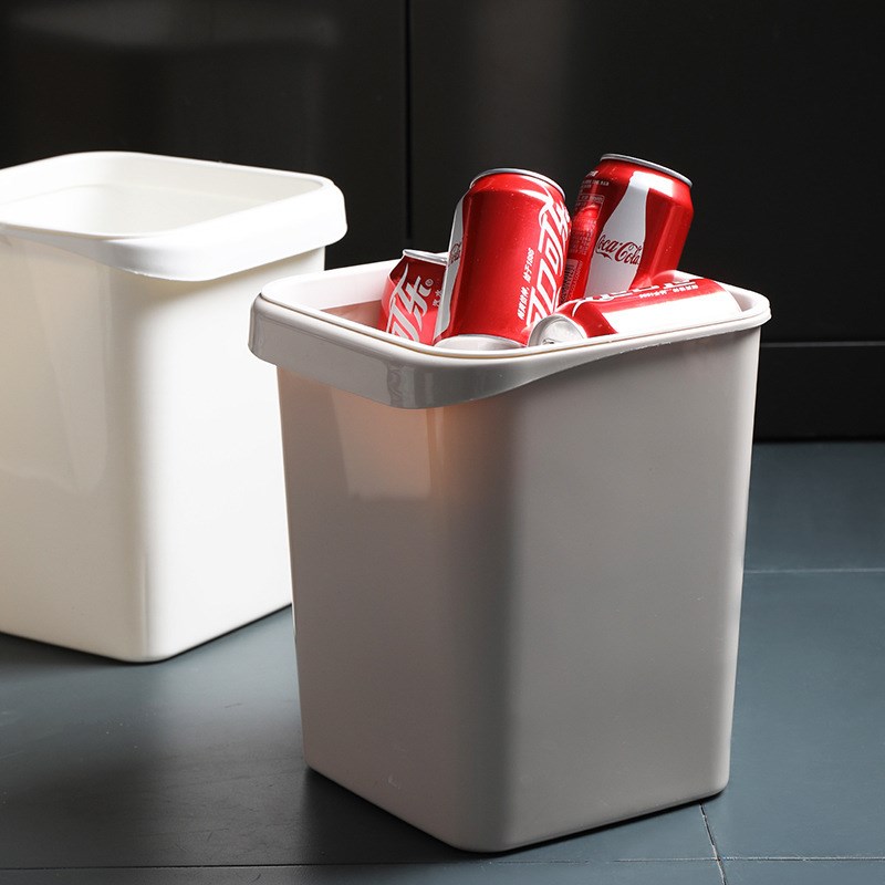 智能家居用品长方形缝隙角落垃圾桶家用客厅卫生间无盖北欧垃圾篓