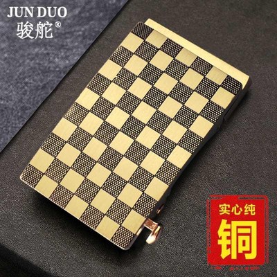 纯铜皮带头男士自动扣头扣腰带裤带黄铜头配件P3.5cm皮带卡子