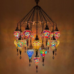 21头土耳其卡帕多奇亚热气球吊灯新疆特色餐厅咖啡厅酒店民宿吊灯