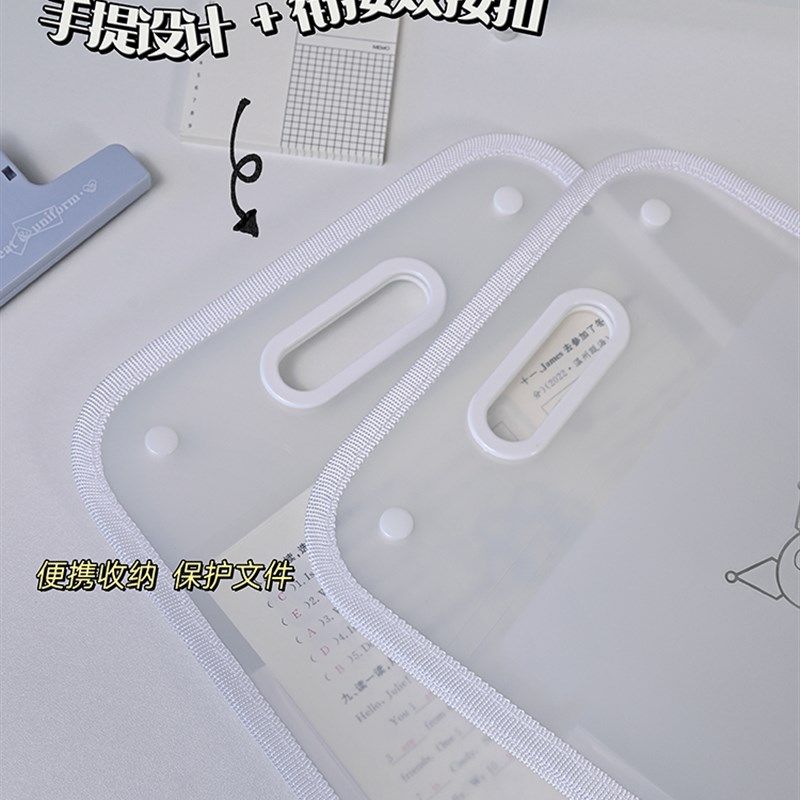 补习袋女小学生男孩手提学生大容量库洛米儿童拎防水三丽欧风琴包