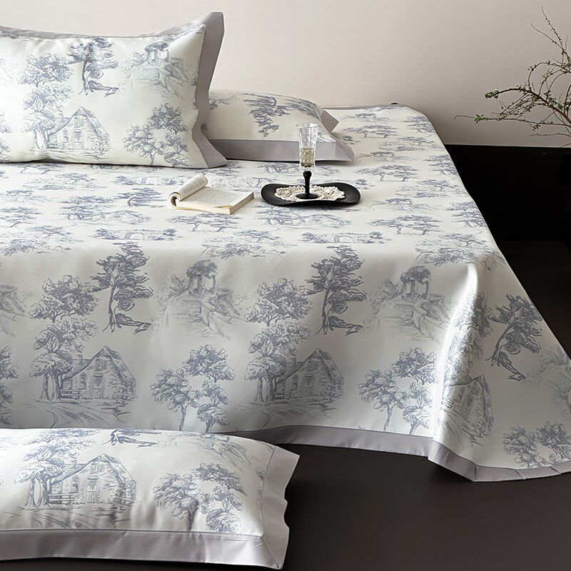 夏季A类冰丝席凉席三件套可水洗折叠裸睡凉感软席垫子床单空调席