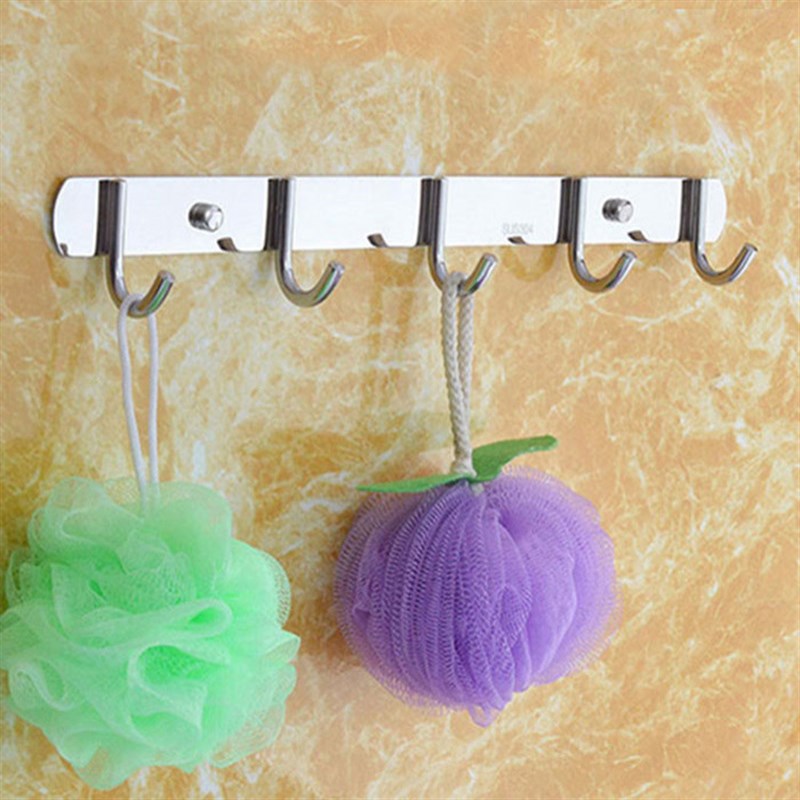 厂家批发304不锈钢浴室挂件套装 厨卫双层五金毛巾架卫浴挂件套装