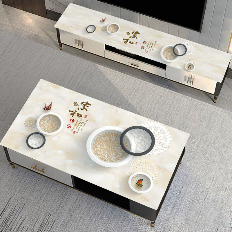 免洗PVC软玻璃盖垫餐桌茶几塑胶垫盖布民族风图案电视床头柜胶垫,居家布艺,桌布,淘宝优惠券,粉丝福利购,淘宝优惠卷