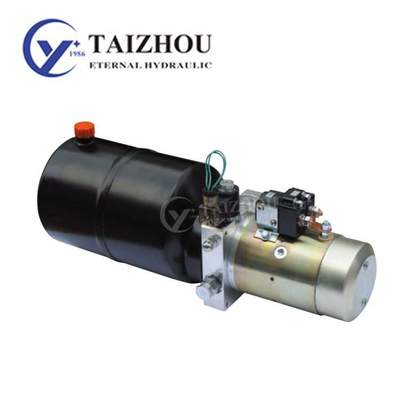 12v24v小型液压站运行平稳重量轻噪音小用于翼展车液压泵