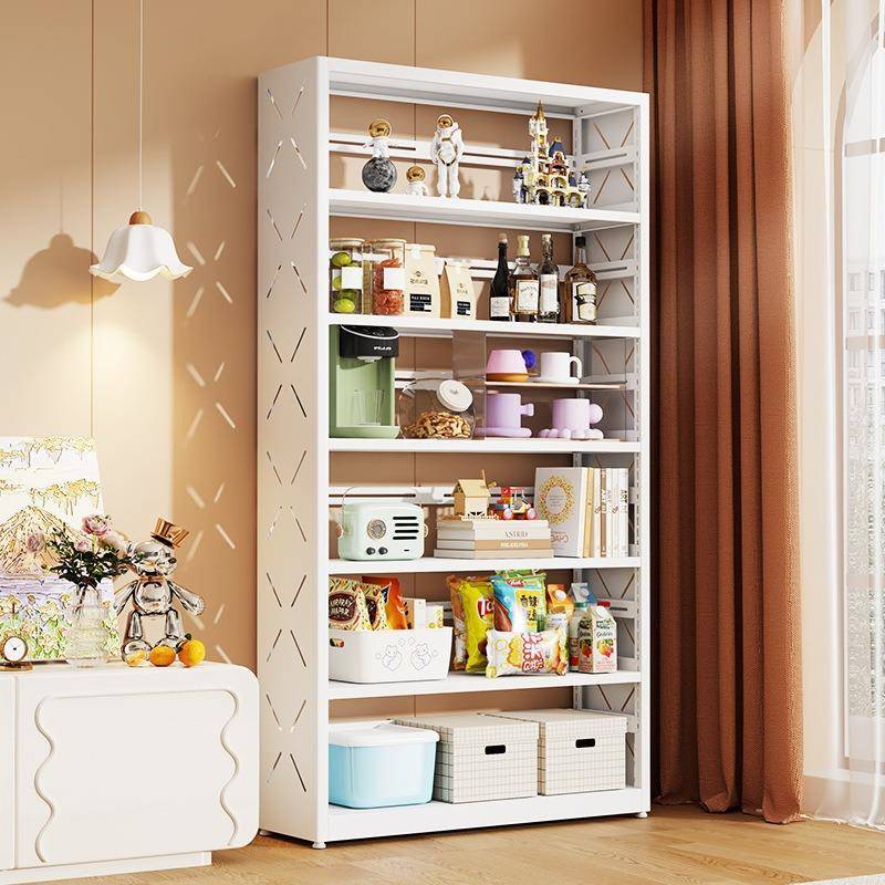 福凯祥铁艺书架办公室收纳展示架家用图书馆书架落地置物架儿童书