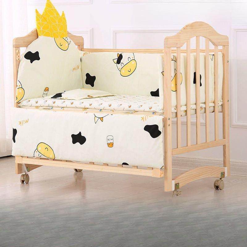 实木婴儿床新生儿实木无漆环保宝宝床摇篮床可移动变书桌拼接大床,电子/电工,接线端子,淘宝优惠券,粉丝福利购,淘宝优惠卷