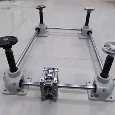 齿轮齿条丝杆升降机SP500SP900电动手摇高速齿条同步升降器平台