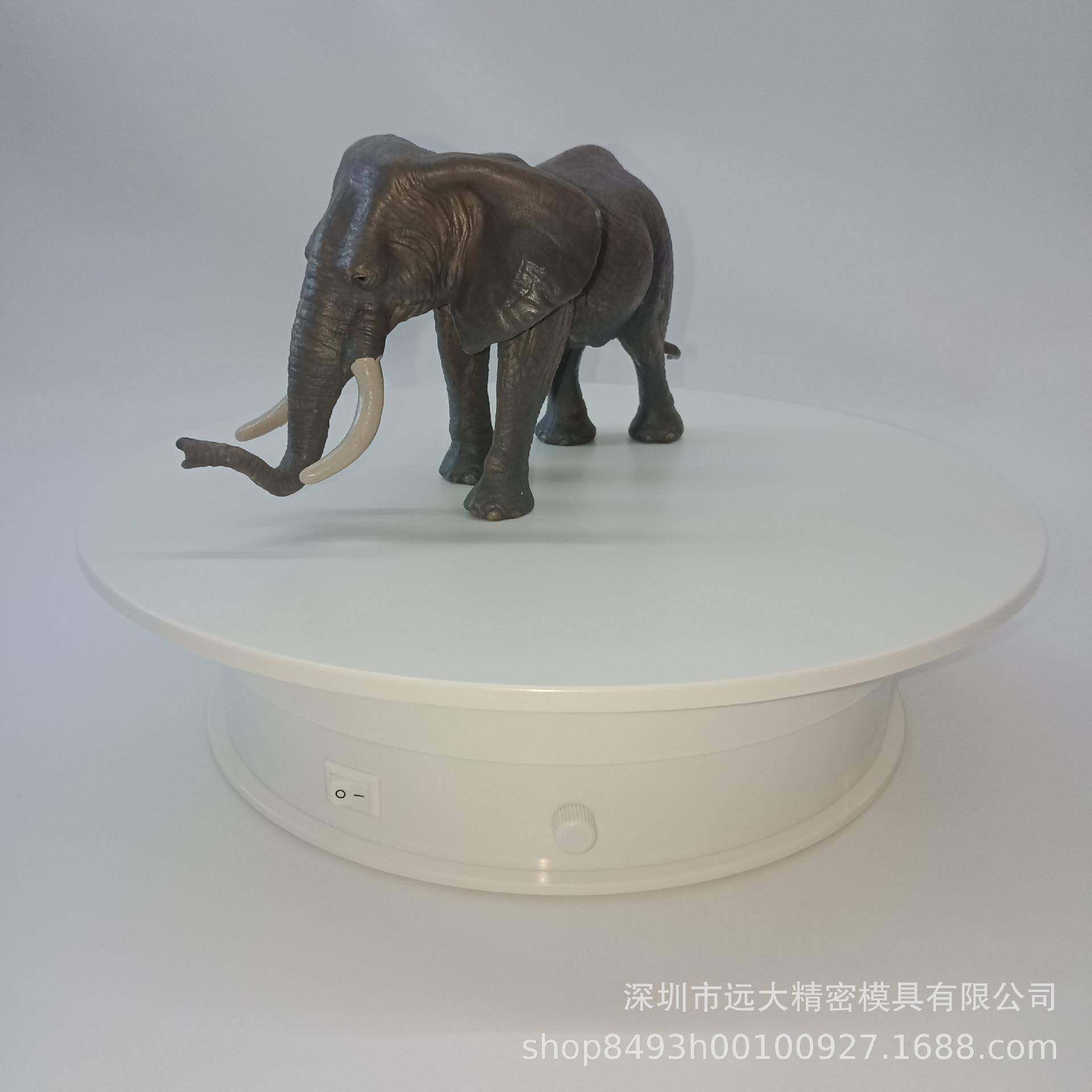 电动转盘摄影拍照旋转底座道具工艺品花瓶摆件旋转展示架电动调速
