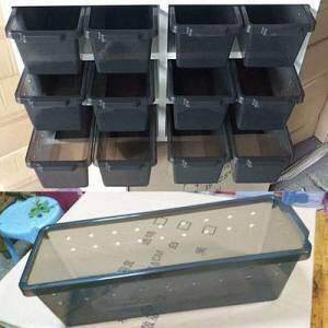 A6爬虫爬宠饲养盒a3爬柜角蛙盒A4盒豹纹守宫玩具蛇a5抽屉柜抽屉盒