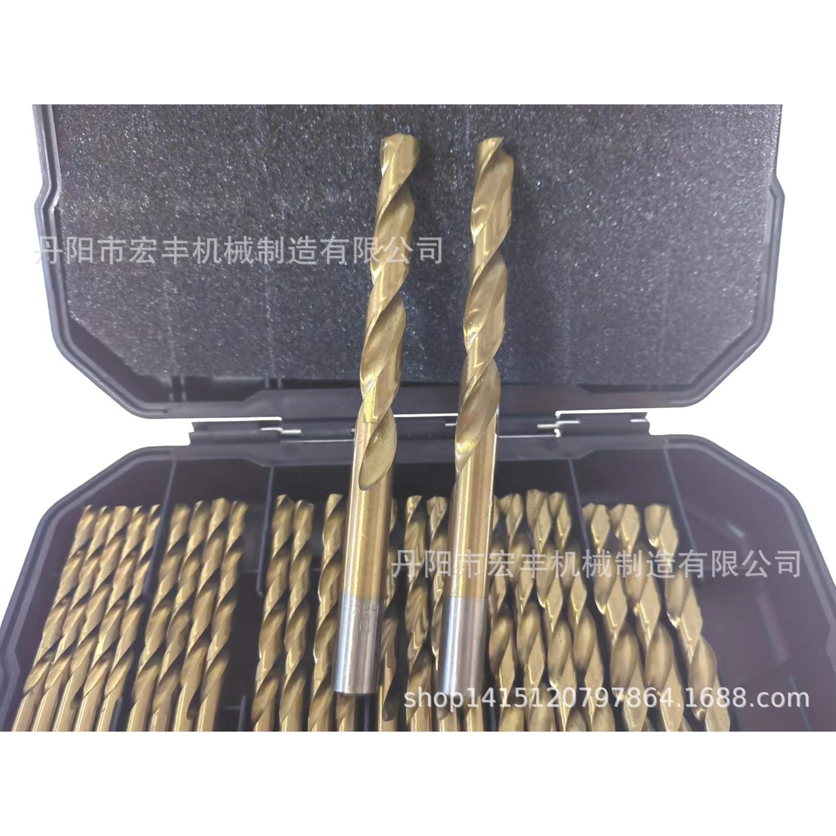 92件轧制麻花钻/92PCS全磨麻花钻/92件套钻头/92PC镀钛TIN麻花钻
