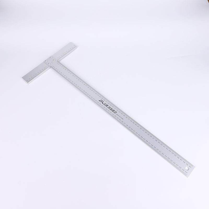 不锈钢T型尺加厚多功能比例尺学生尺丁字尺制图学生文具钢尺角度
