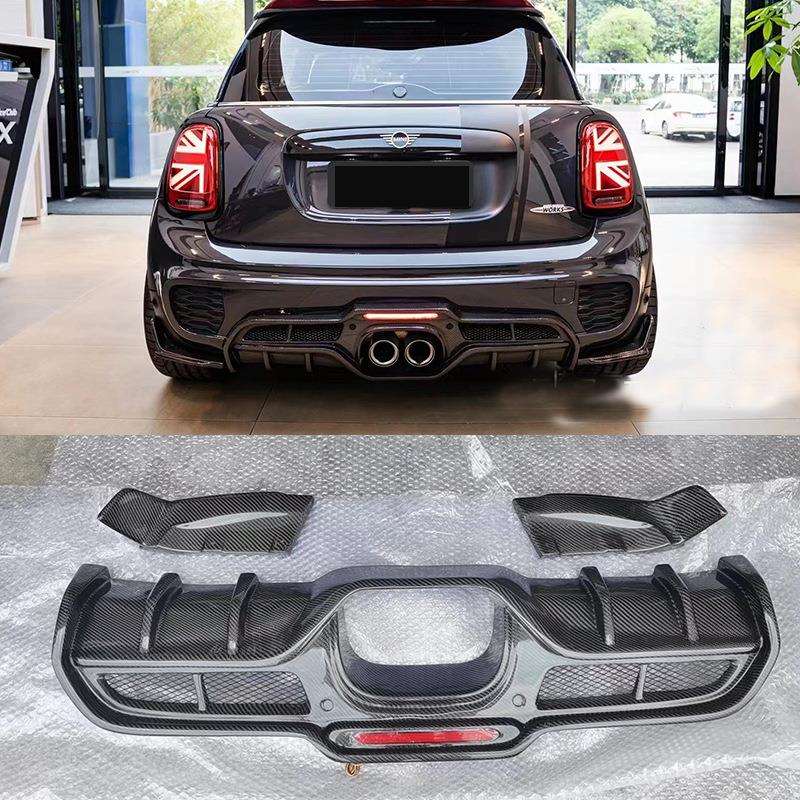 适用于2014-2016年款MINI-MINIF55F56碳纤维改装后唇GIOMIC款