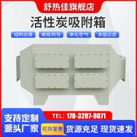 活性炭吸附箱pp除臭環(huán)保箱漆霧凈化二級(jí)干式過(guò)濾器廢氣處理設(shè)備