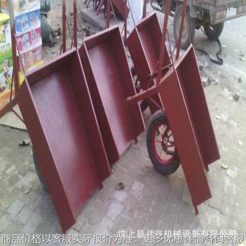 人力手推车 手推翻斗 车建筑工地车 农用独轮车独轮 工地推车
