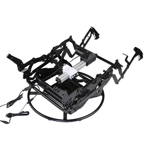 电动摇带转沙发铁架 单人休闲沙发铁架 太空舱单人摇带转沙发座架