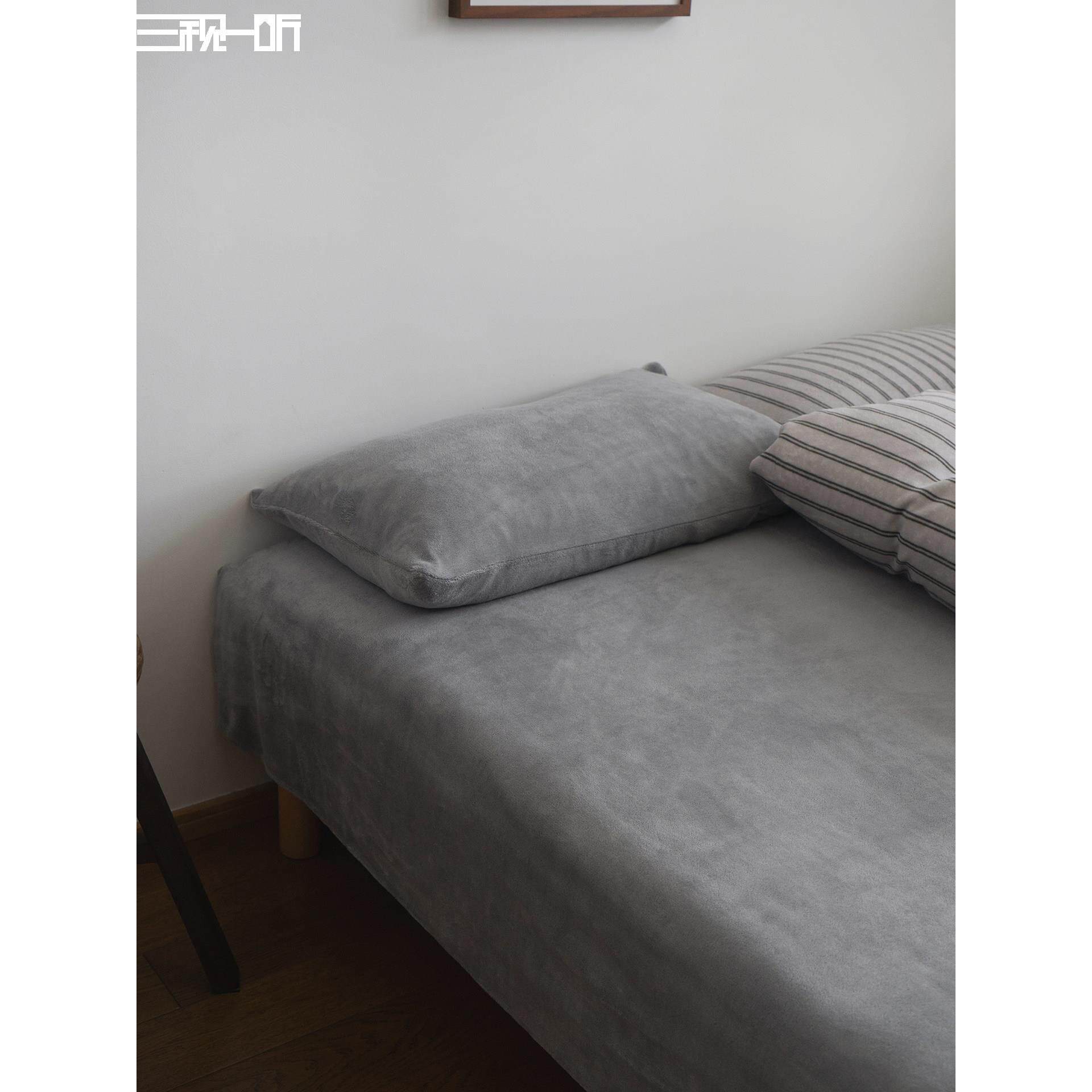 牛奶绒床笠单件丨加绒床单冬季床罩加厚床套纯色被单冬天御寒床品