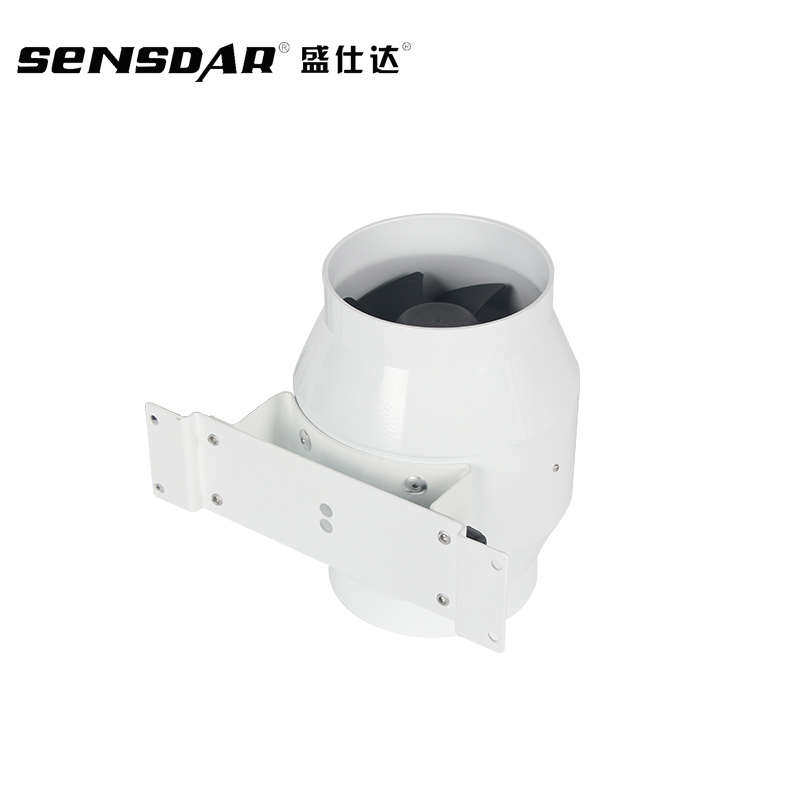 EC变频管道风机强力静音排气扇4寸100mm口径110v抽风机可无极调速