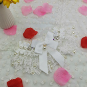 绚烂婚礼婚纱款 饰品结婚宠物围脖小型犬围巾配饰 狗狗口水巾猫咪装