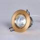 雷欧金色led射灯cob3W5W7W12W15W20W30W40W天花牛眼嵌入式 客厅孔