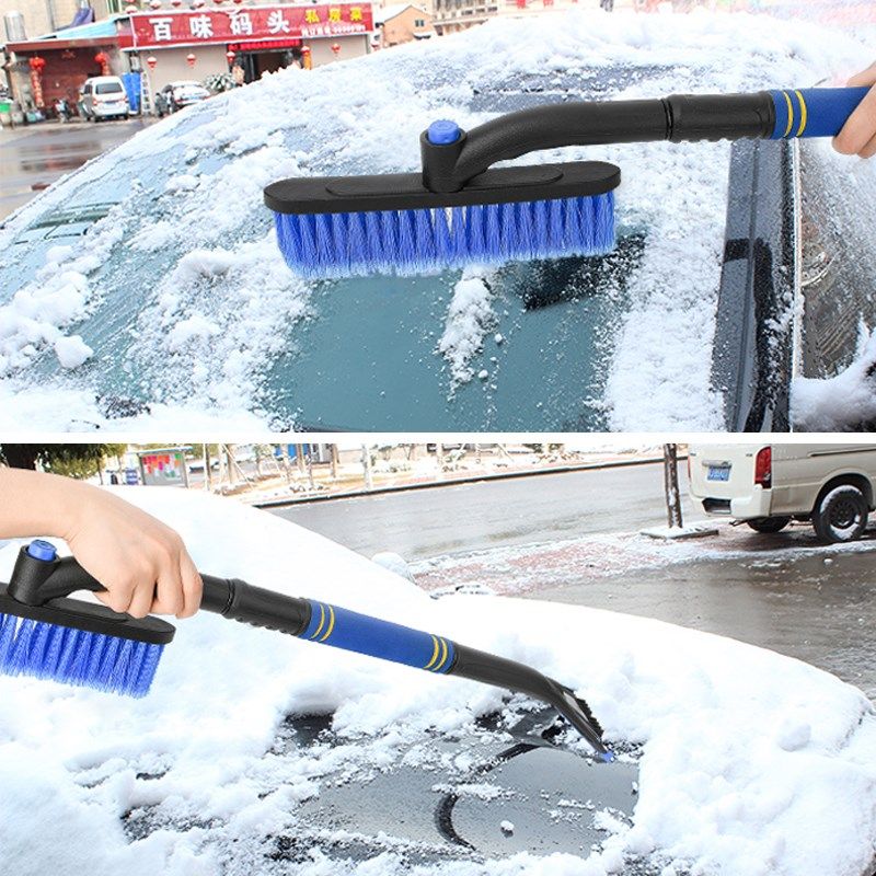 除雪铲车用冬季神器可伸缩扫雪霜扫把刷子雪铲子汽车用品大全实用