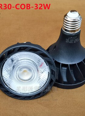 超亮24W30W 32W40W45W 帕30 LED射灯泡 E27大口PAR30 LED节能光源