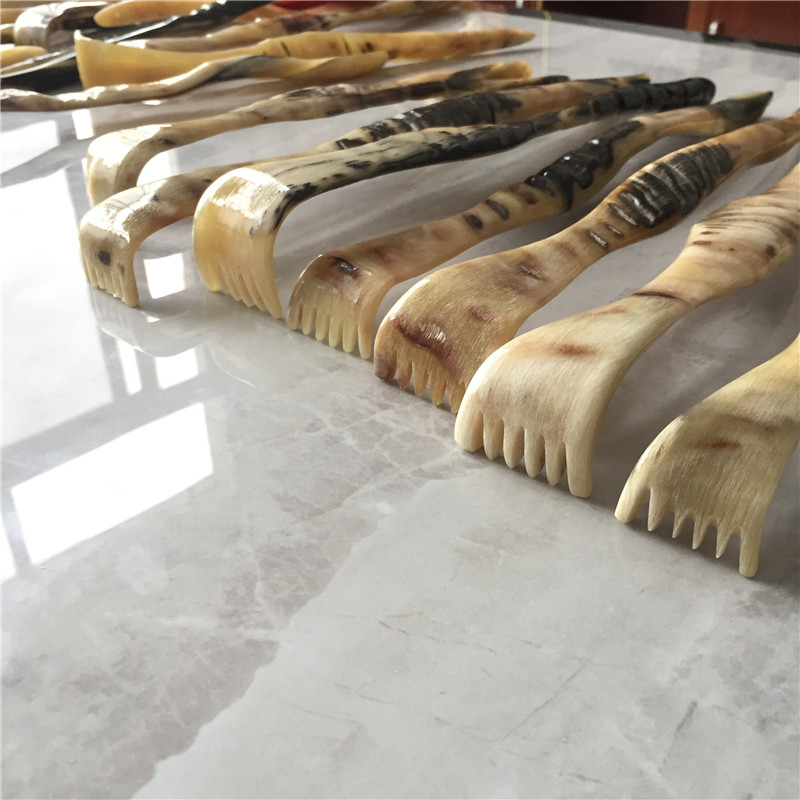 天然藏羊角不求人痒痒挠抓痒器牛角背部老头乐挠痒扒子按摩抓痒挠