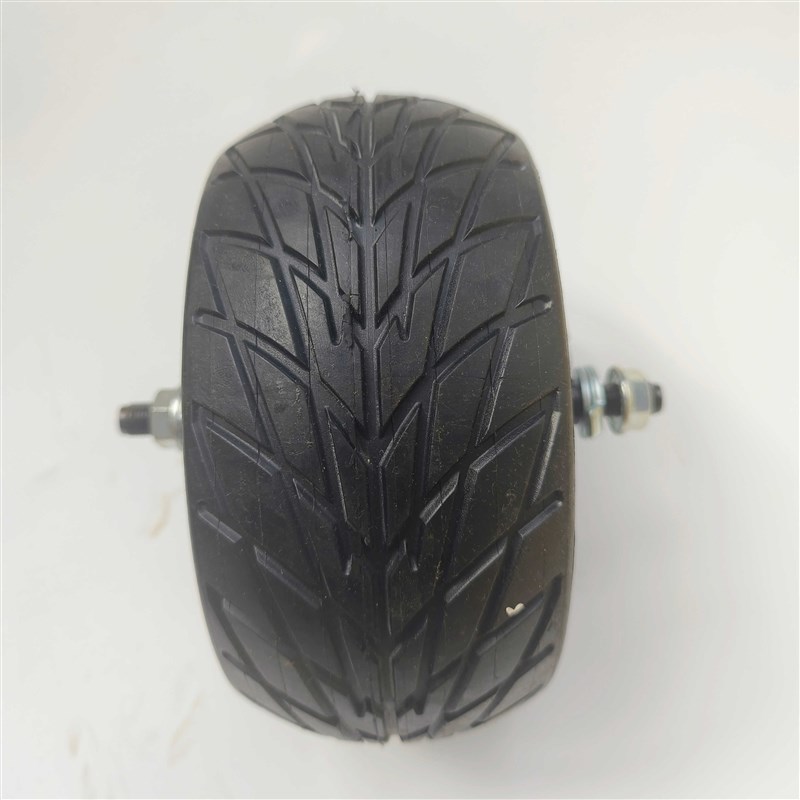 大功率8寸无刷改装碟刹轮毂电机200x90加宽实心轮胎