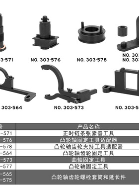 路虎发现3 发现4 4.0L V6汽油406PN 396PN发动机正时专用工具组套