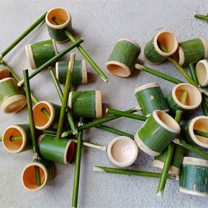 竹筒水勺竹勺子 洗浴水勺 竹制品竹舀水竹水瓢 水缸水勺 竹制玩具