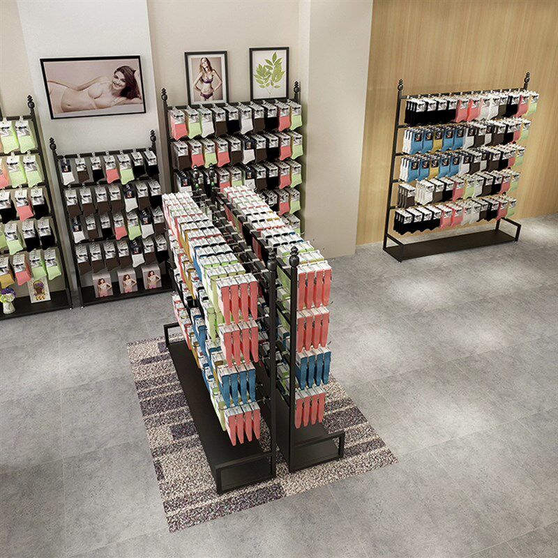 袜子展示架铁艺货架手套饰品展示柜靠墙落地式可调节内衣内裤架子,商业/办公家具,内衣货架,淘宝优惠券,粉丝福利购,淘宝优惠卷