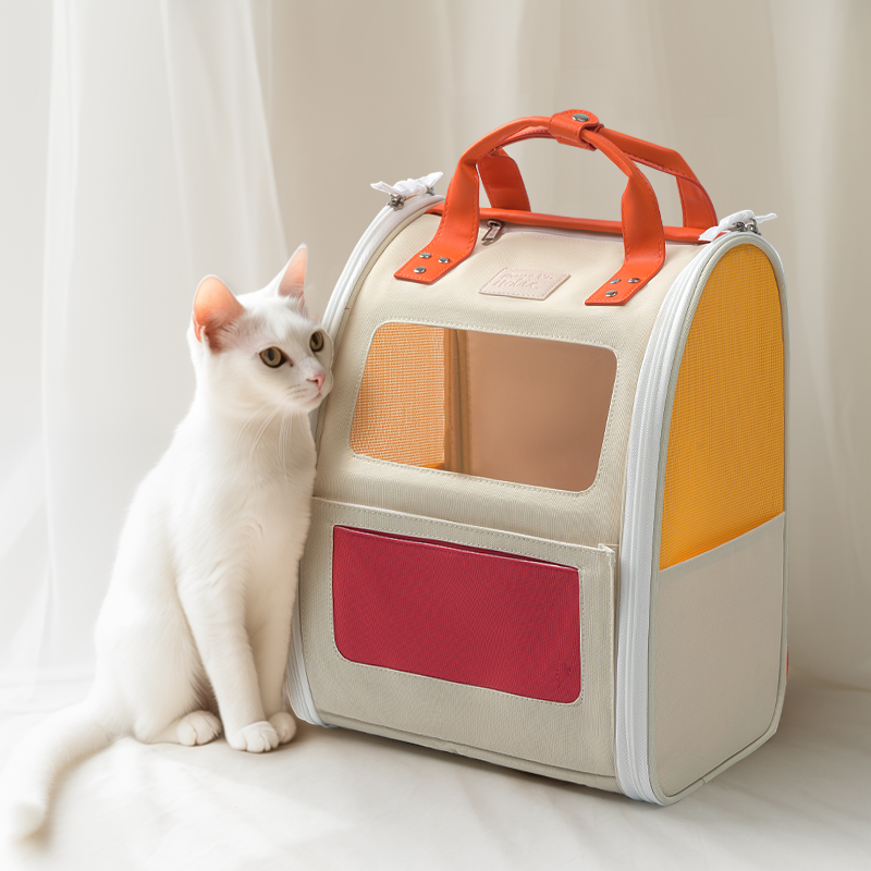 PawsHolic爪迷猫包外出便携双肩书包猫咪背包大容量透气宠物用品