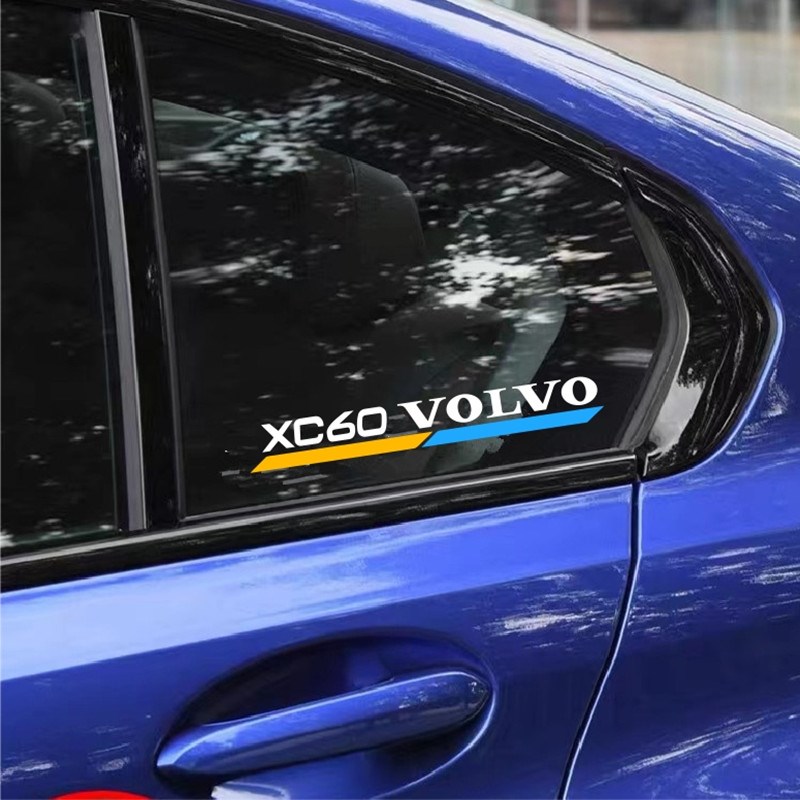 沃尔沃S60 S90 XC40 XC60 XC90三角窗车贴侧窗反光贴装饰贴纸改装