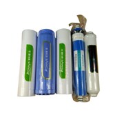 欧维士9寸PP棉颗粒碳反渗透净水机净水器滤芯5支套装 纯水机通用