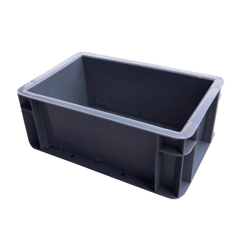 EU箱周转过滤箱物流箱欧标收纳箱长方形胶框加厚带盖塑料盒工具箱