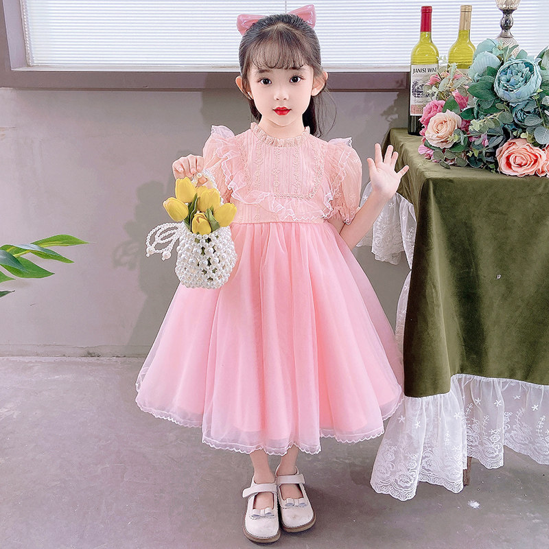 女童连衣裙夏装2023新款洋气女孩夏天蓬蓬纱裙公主裙儿童裙子夏款,童装/婴儿装/亲子装,连衣裙,淘宝优惠券,粉丝福利购,淘宝优惠卷