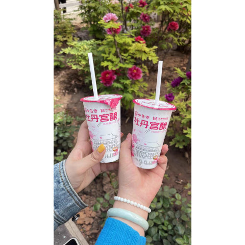 洛阳白马寺酸奶新款牡丹宫酿