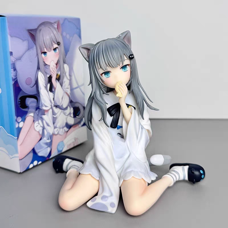 虚拟偶像原画甘城雨城猫娘手办可爱猫耳美少女二次元动漫日本潮玩