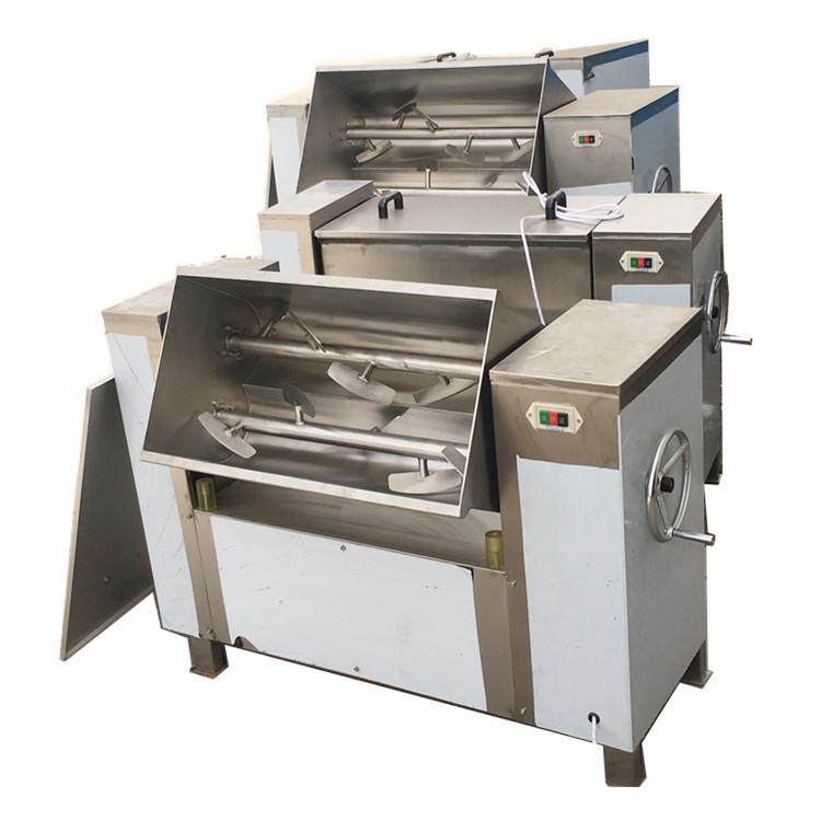 大型鱼糜真空拌馅机鸡肉猪肉自动搅拌机香肠馅料拌馅设备