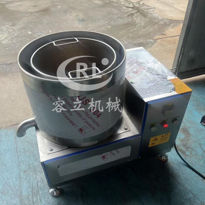 油炸荔浦芋头丝脱水机离心式蚕豆花生米甩油机油炸土豆片脱油机