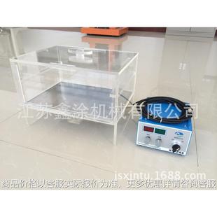 有机玻璃箱式 植毛机 植绒机 高压静电植绒机 试纸棉签植绒棒箱式